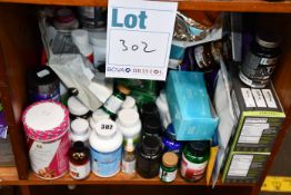 A large quantity of fitness supplements and related items to include one ILN T5 Xtreme metabolism