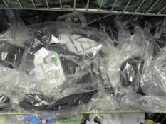 A large quantity of black ETS t-shirts.