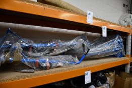 Four pairs of Silverline sack trucks.