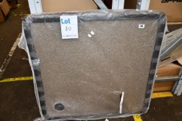 One as new shower tray (900 x 900mm, SKIN010).