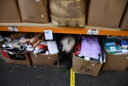 Four boxes of miscellaneous items to include one Magnesiumlab foot soak crystals, one Kudos luxury