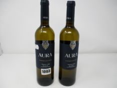Twelve bottles of Aura Vendima Nocturna Rueda wine (Over 18s only).