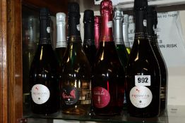 Twelve bottles Saraceni wines, spirits and related items (Over 18s only).