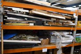 A large quantity of miscellaneous pictures, canvases and related items.