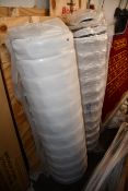 An as new rolled double mattress 4ft 6.