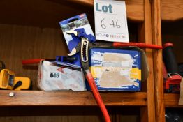 Five Knipex Alligator 88 01 300 water pump pliers (300mm) and nine Irwin Jack Fine Plus 990 finish