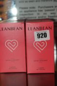 Six as new Leanbean dietary supplements (180 capsules per pack).