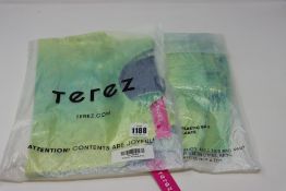 One as new Terez Pistachio Haze Foil Balayage All-Use Racerback top size S. One as new Terez