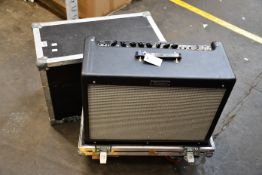 One pre-owned Fender Hot Rod Deluxe III guitar amp PR 246 (Includes hard wheeled case).