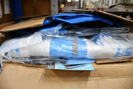 One boxed Buefin-Sup 2019 paddleboard together with Bluefin paddleboard pump, repair kit and