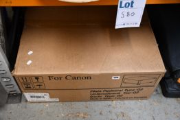 A boxed as new Canon Plain Pedestal Type Q2 Printer Stand (Box opened).