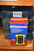 Ten boxed as new 12V Battery Pulse Chargers (FBC1205D).
