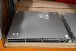 A pre-owned Arista DCS-7050S-52 52 Port Ethernet Switch (Untested, sold as seen).