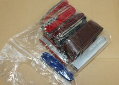 Fourteen assorted Victorinox multitools (Over 18s only).