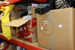 A large quantity of clothing and related items.