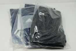 One men's as new Reebok Classics Polo Shirt size L (EC4536). One kids' as new Adidas Condivo 20