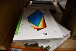 Eleven boxed as new Galleksa chopping mats (Set of 6).