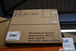 One boxed as new Canon Plain Pedestal Type F1 (Printer stand).