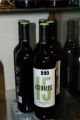 Five bottles of Astrales 15 Ribera Del Duero 2015 wine (Over 18s only).