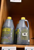 Six bottles of Barbicide solution with anti-rust formation (1.89L).