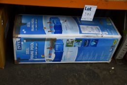 One boxed as new Intex steel frame pool 98047 (366 x 84cm).