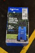 One boxed as new Nilfisk basic use high pressure washer.