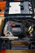 A pre-owned Bosch GST 135 BCE jigsaw.