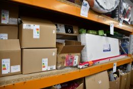 A quantity of as new lighting fixtures and fittings.