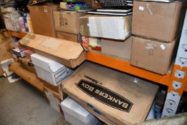 A quantity of assorted stationary items to include note books, cards, paper and related items.