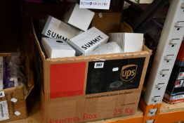 A quantity of miscellaneous Heineken glasses, thermal flasks and related items.