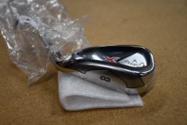 One as new Callaway X Hot 8 iron (Right handed).
