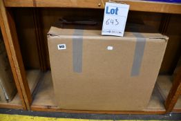 One boxed Buffalo CD965 ten tray dehydrator with glass door and digital timer.