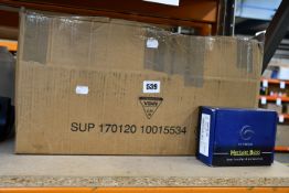 A large quantity of Heritage and brass accessories to include Luna lever latches, one reeded rim