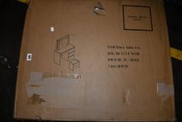 One boxed as new Square 86 inc. Dressing table (BCVA do not guarantee all parts are present).