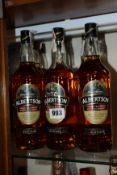Nine bottles of Albertson Finest Blended Scotch Whisky 1ltr (Over eighteens only).
