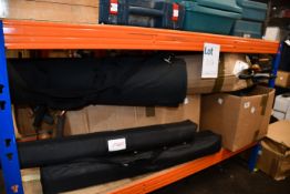 A small quantity of walking sticks/aids and umbrellas.