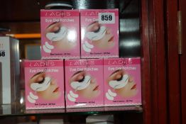 Twenty five as new Lades Eye Gel Patches (50 per pack).