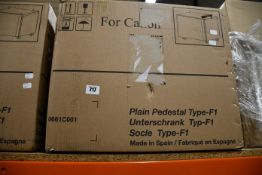 One boxed as new Canon Plain Pedestal Type F1 (Printer stand).