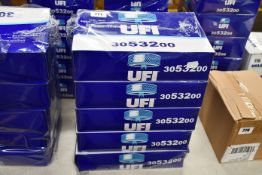 Five boxed as new UFI Air Filters 3053200 (Audi, Seat, Skoda, Volkswagen).