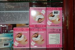 Twenty five as new Lades Eye Gel Patches (50 per pack).