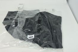 Three as new Chantelle Softstretch black hipster underwear (one size. pack of 3).