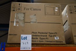 One boxed as new Canon Plain Pedestal Type F1 (Printer stand).