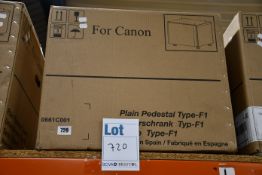 One boxed as new Canon Plain Pedestal Type F1 (Printer stand).