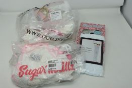 One as new Widow Sweet Pleasure Reaper bondage garter pink belt. One as new Widow Sweet Pleasure