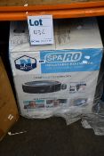 One boxed as new Netspa Sparo inflatable round spa.