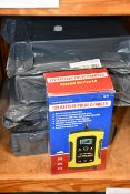 Ten boxed as new 12V Battery Pulse Chargers (FBC1205D).