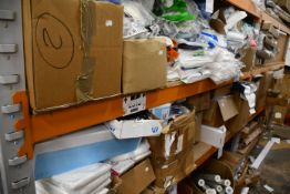 A quantity of miscellaneous personal protective equipment to include goggles, facemasks and