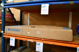 One boxed as new Geberit duo fix furniture wall hung cistern.