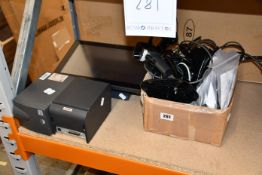 A pre-owned Aures J2 225 Touchscreen Epos System with PowerVar ABCG150-22INT Power Conditioner, an