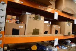 A box of miscellaneous items to include toys, household items, souvenirs, small box of tools, a